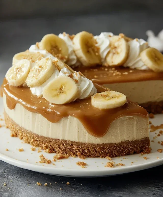 No-Bake Banoffee Cheesecake