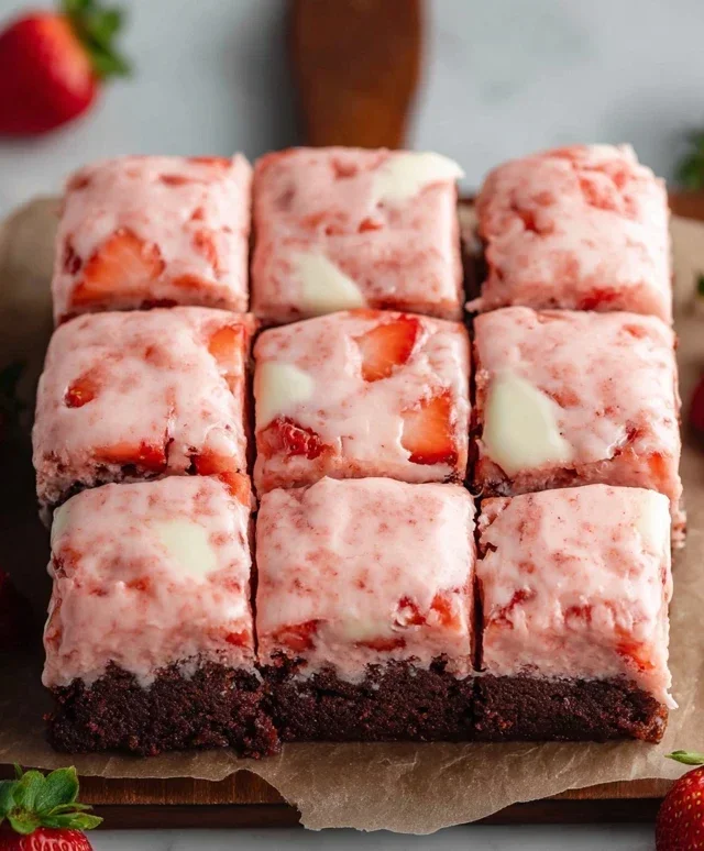 Strawberry Brownies