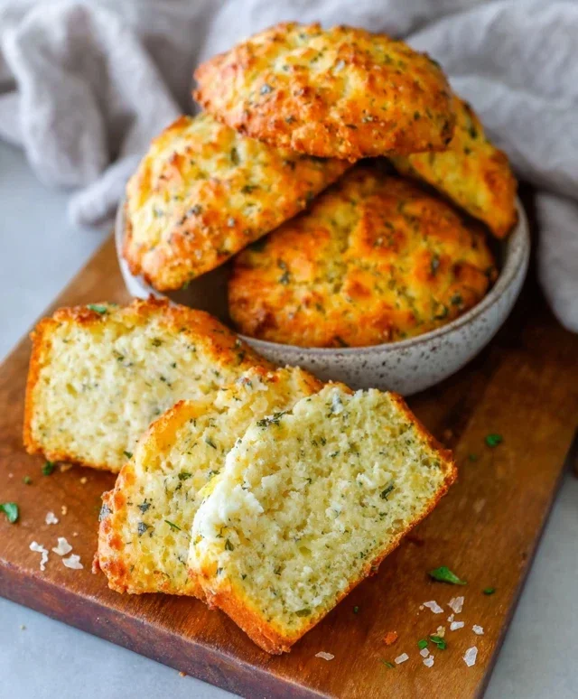 Garlic Butter Keto Bread