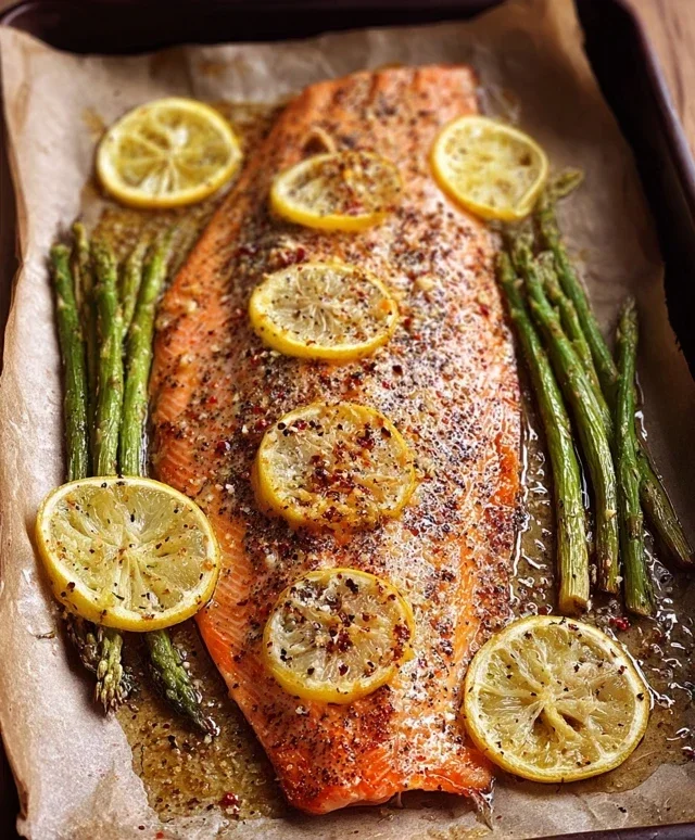 Baked Rainbow Trout with Lemon, Pepper, and Garlic