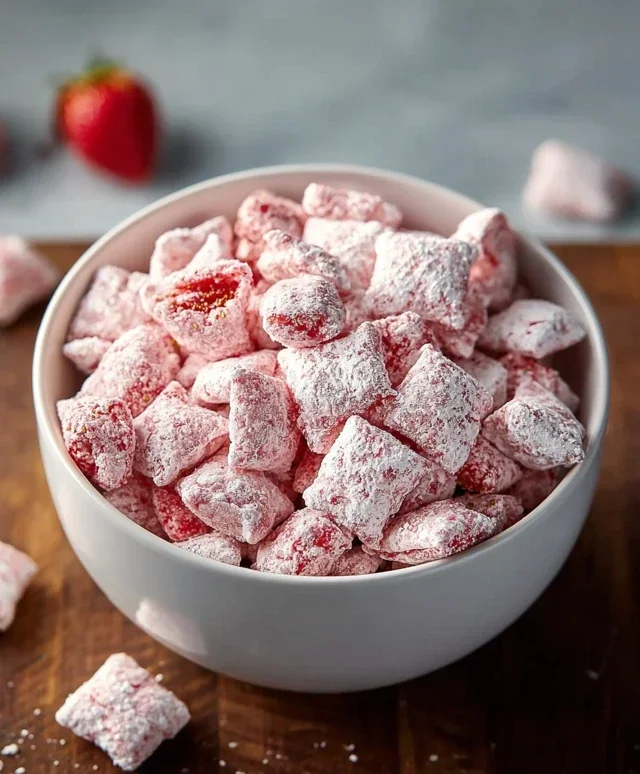 Strawberry Shortcake Puppy Chow