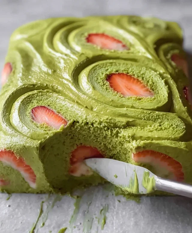 Strawberry Matcha Latte Rolls
