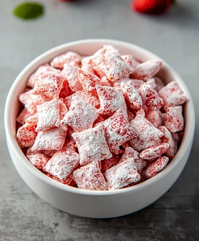 Strawberry Shortcake Puppy Chow
