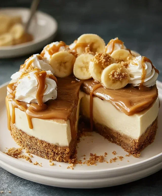 No-Bake Banoffee Cheesecake