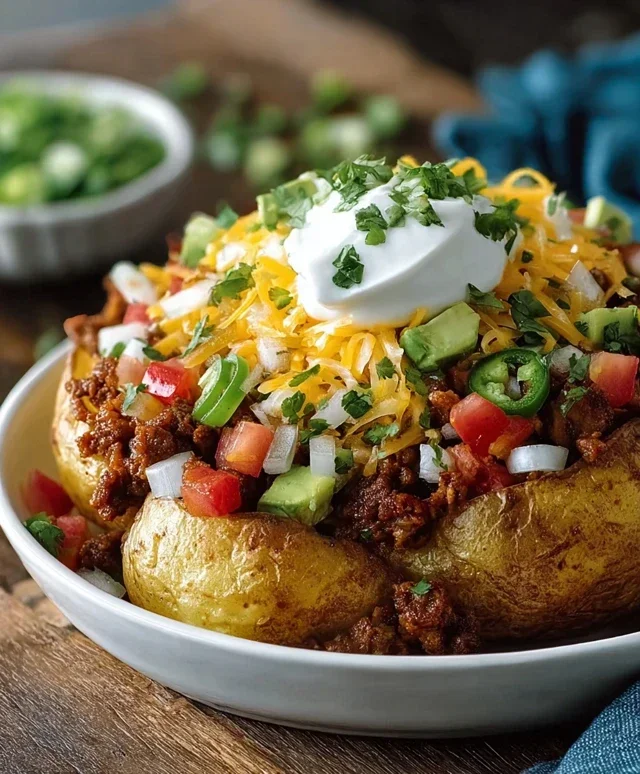 Loaded Potato Taco Bowl