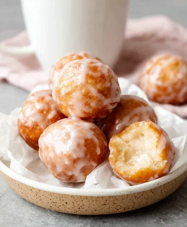 Easy Keto Glazed Donut Balls