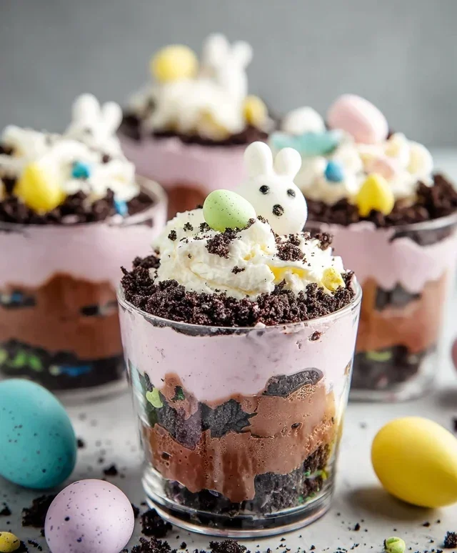 Easter Dirt Cups