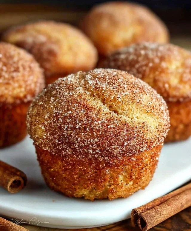 Keto Muffins- Classic Cinnamon "Sugar" Donut Style
