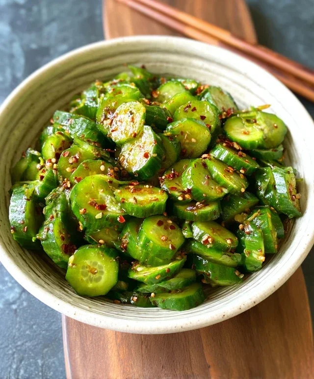 Spicy Asian Cucumber Salad