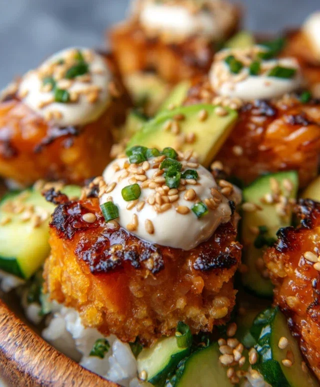 Bang Bang Salmon Bites