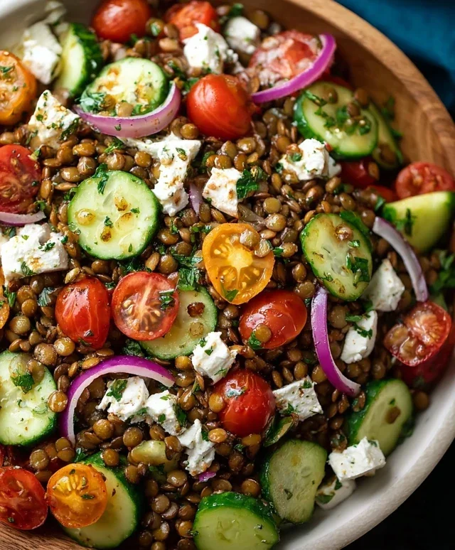 Mediterranean Lentil Salad
