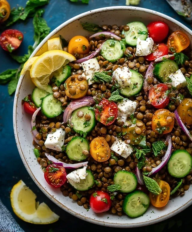 Mediterranean Lentil Salad
