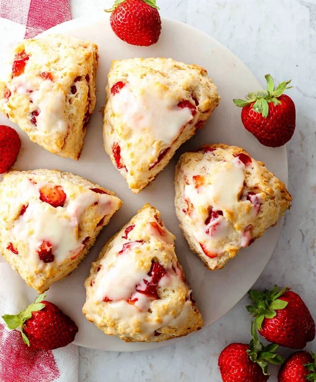 Strawberry Scones