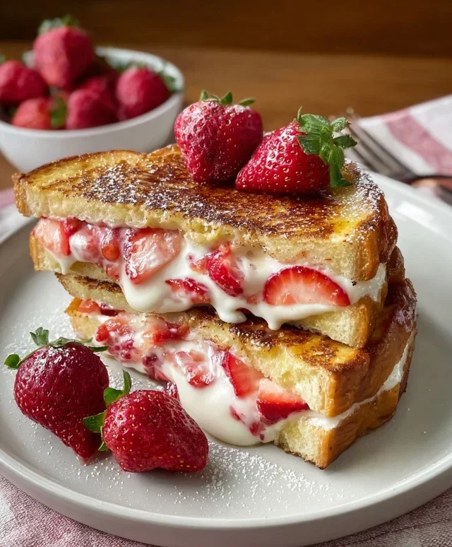 Strawberry Cheesecake French Toast