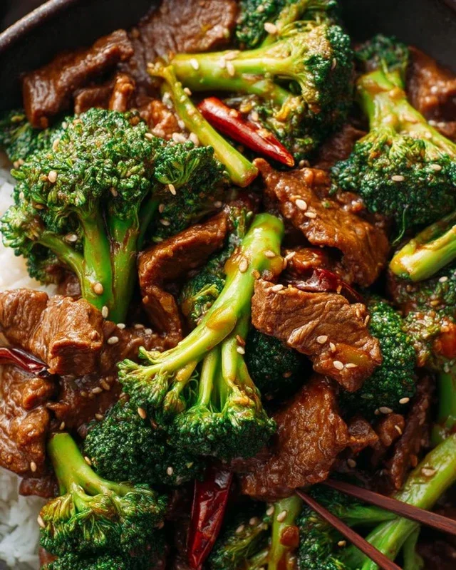 Chinese Beef and Broccoli (牛肉炒西兰花)