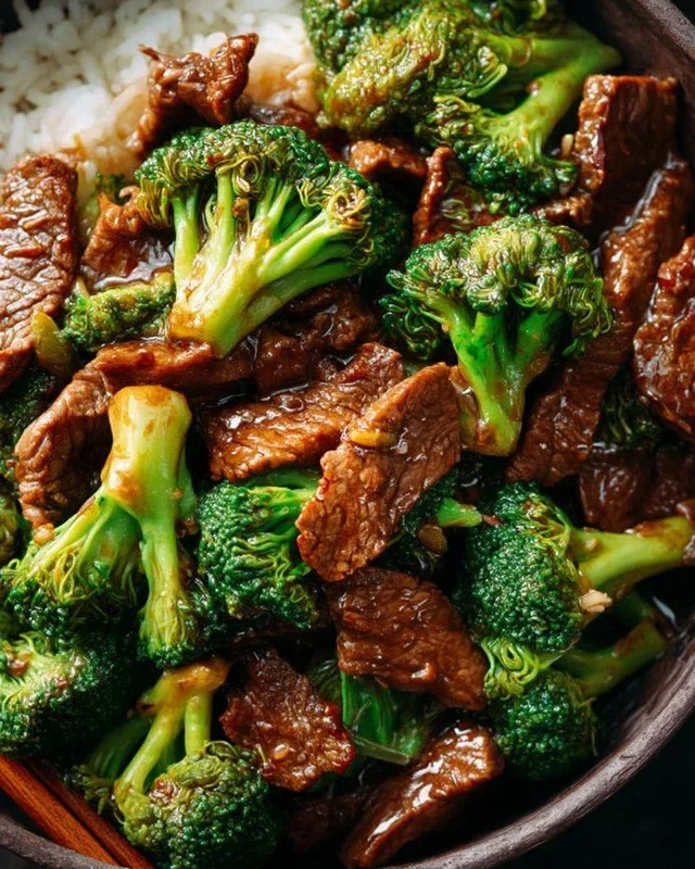Chinese Beef and Broccoli (牛肉炒西兰花)