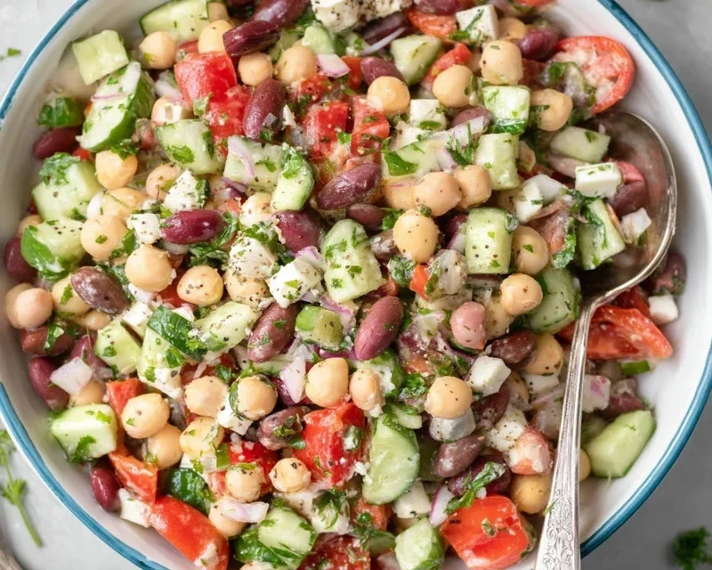 Mediterranean Bean Salad