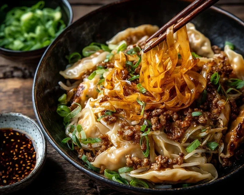 Potsticker Noodle Bowl