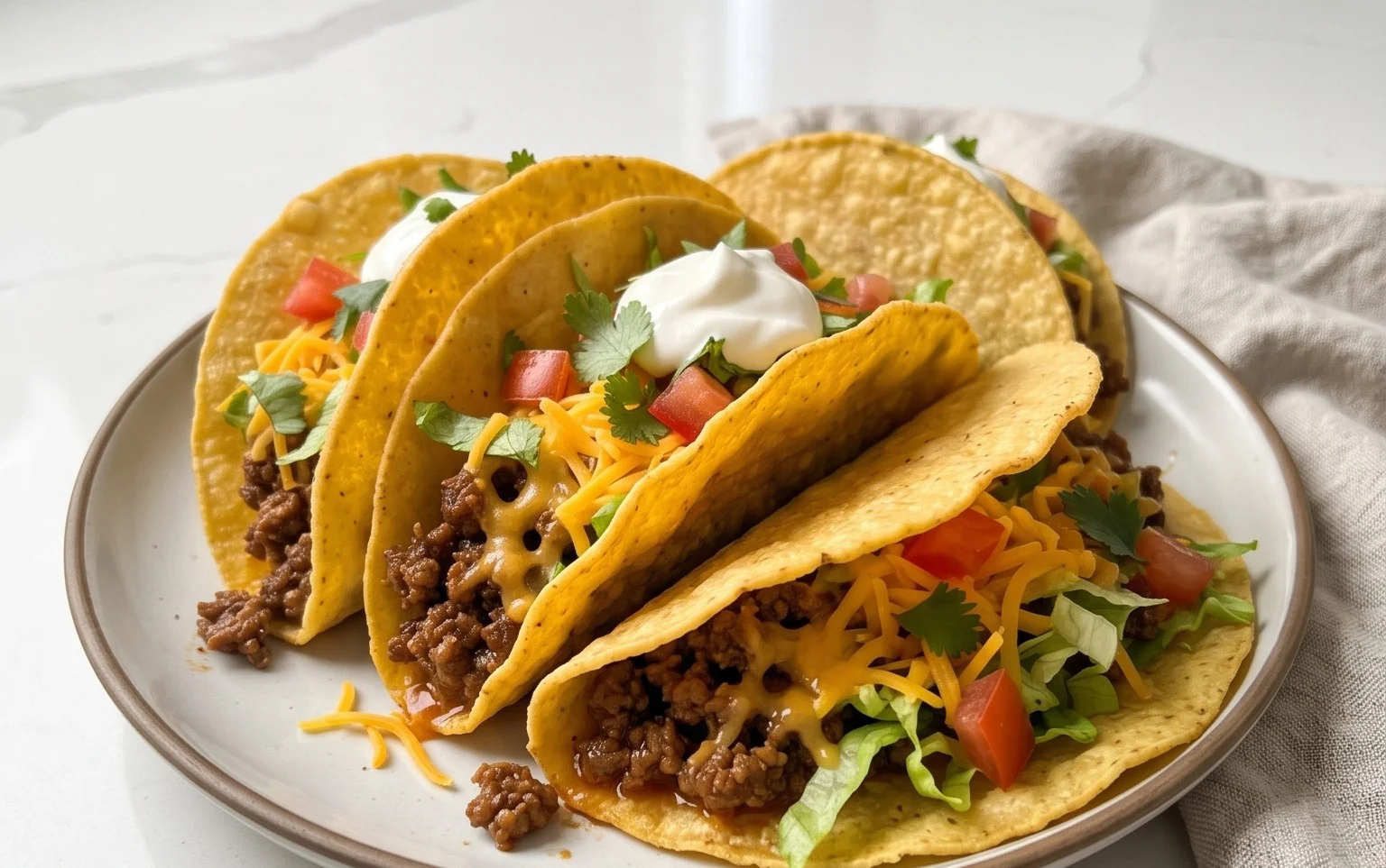 Crispy Ground Beef Tacos