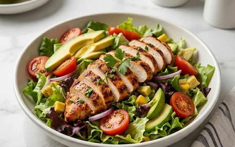 Peruvian Grilled Chicken Salad
