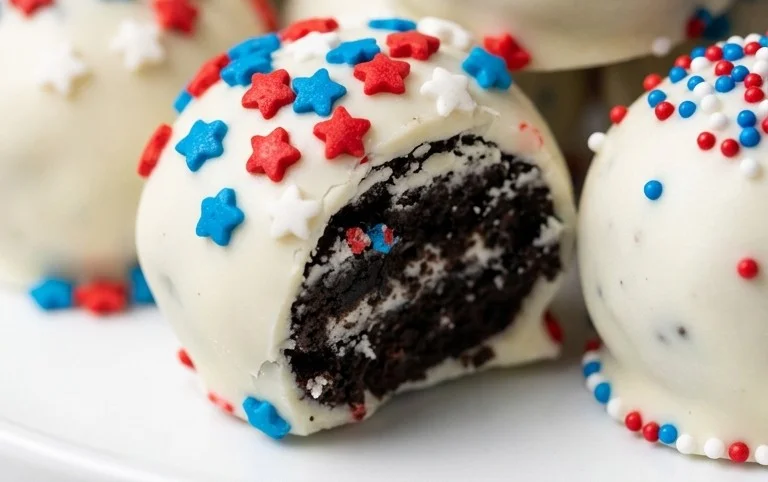 Patriotic Oreo Balls