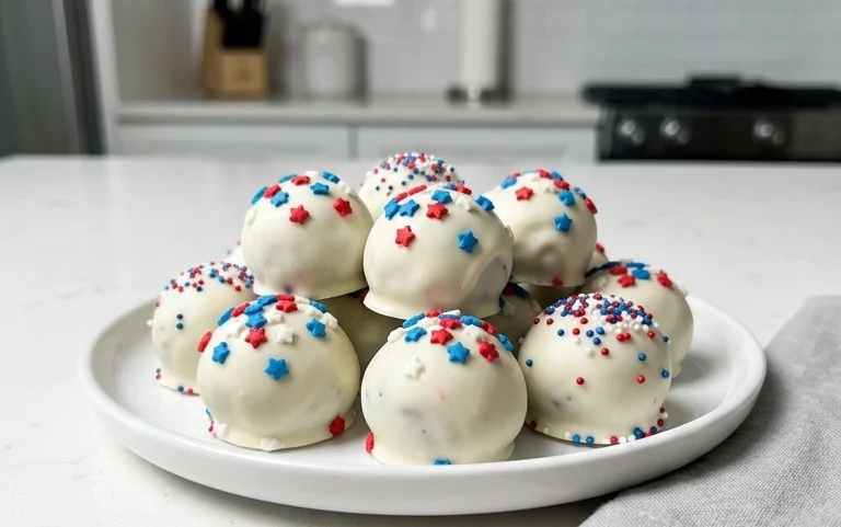 Patriotic Oreo Balls