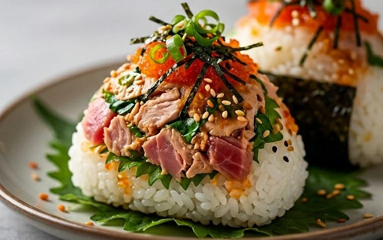 15-min. Easy Japanese Tuna Onigiri