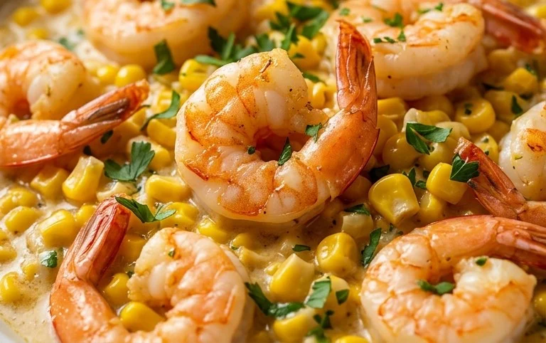 Shrimp and Creamed Corn (30 Minutes, One-Pan)