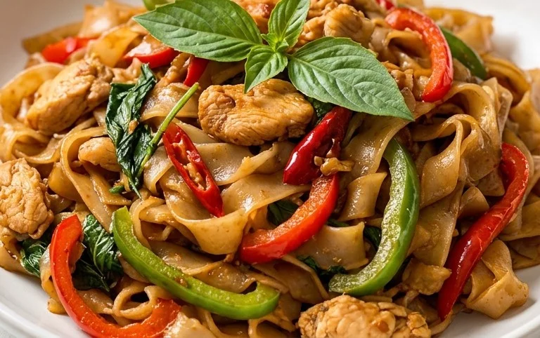 Drunken noodles