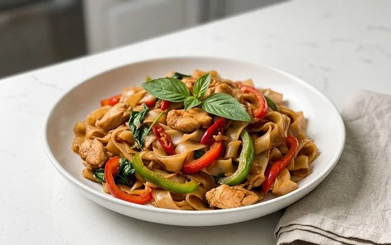 Drunken noodles