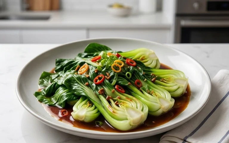 Bok Choy with Oyster Sauce