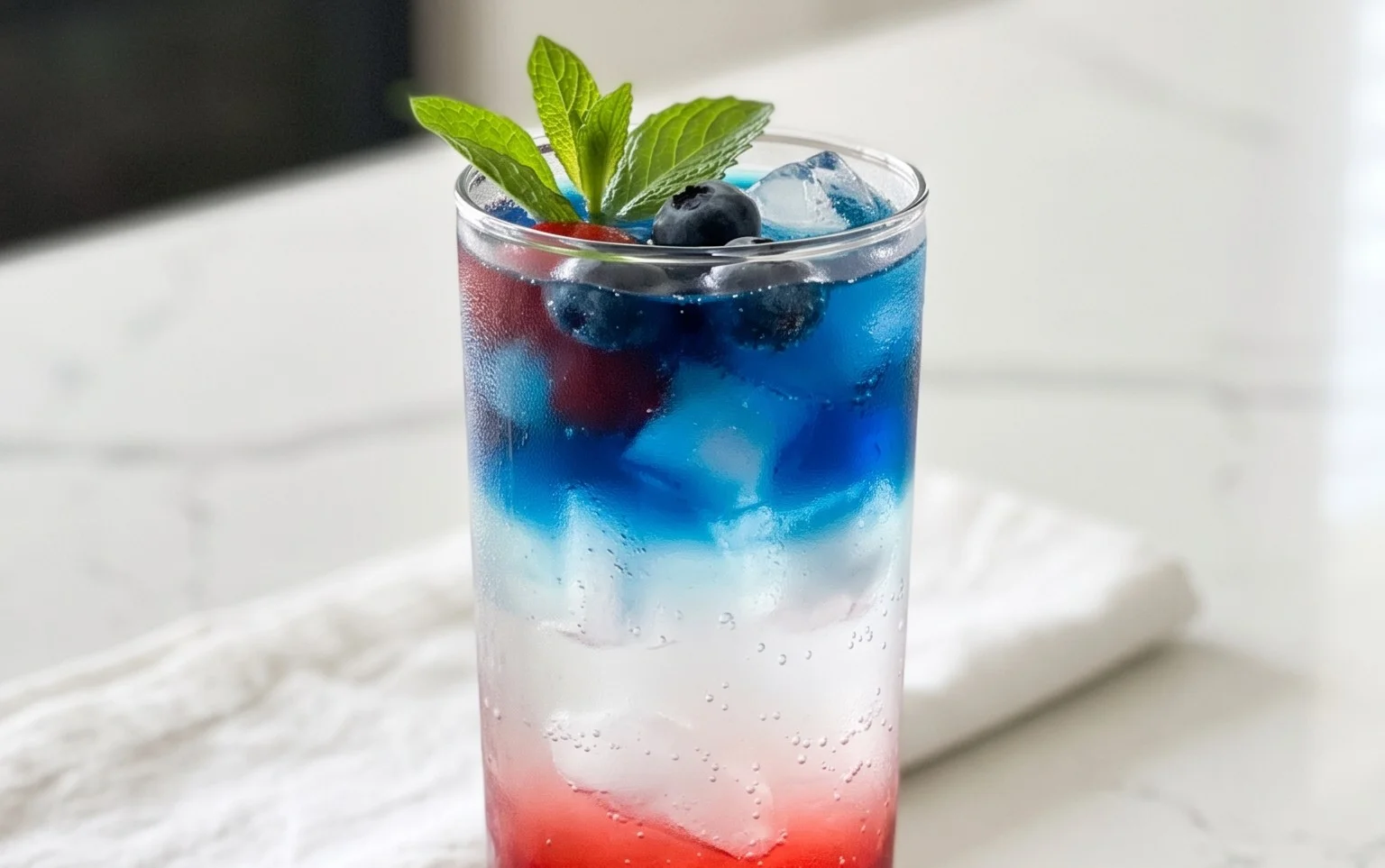 July 4th Layered Drinks Recipe