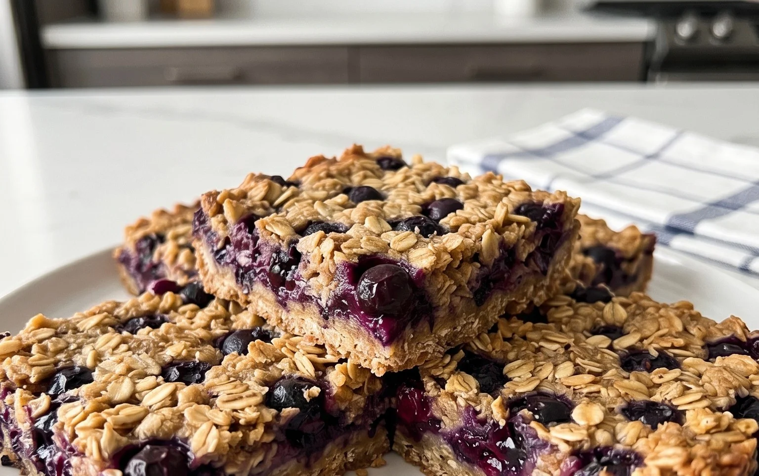 Blueberry Oatmeal Bars