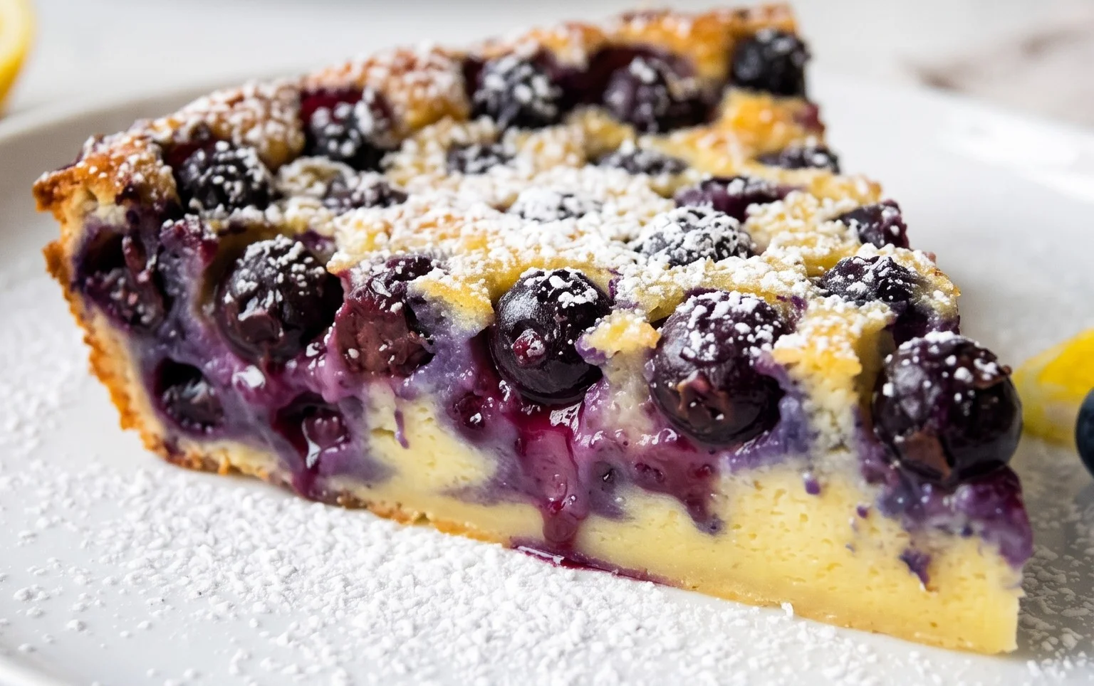Lemon Blueberry Clafoutis