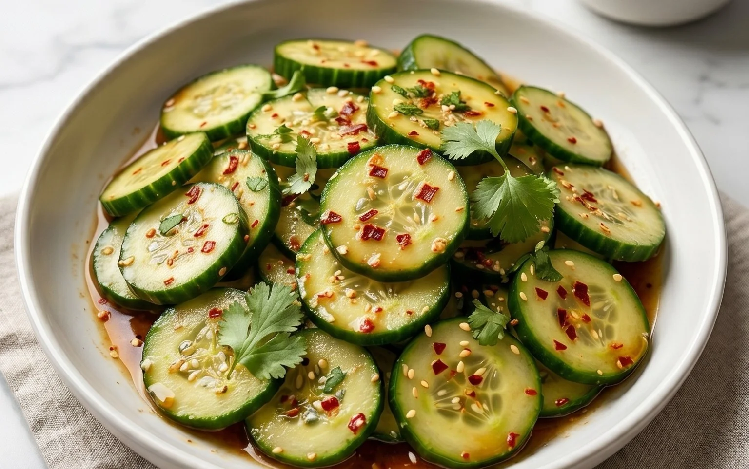 Spicy Asian Cucumber Salad