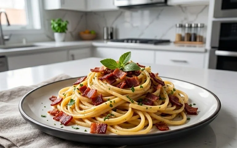 Beef Bacon Pasta