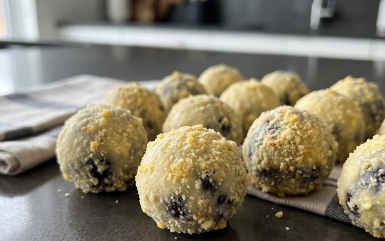 LEMON BLUEBERRY TRUFFLES