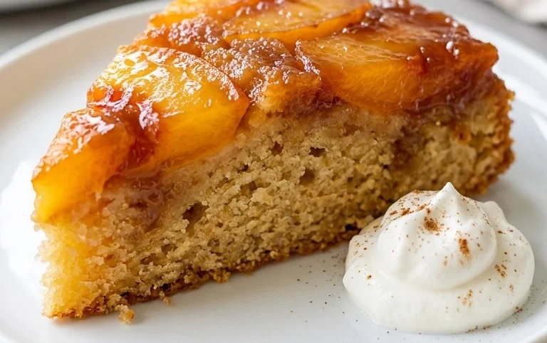 Peach Upside-Down Cake Recipe