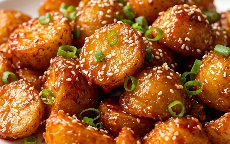 Crispy Honey Chilli Potatoes