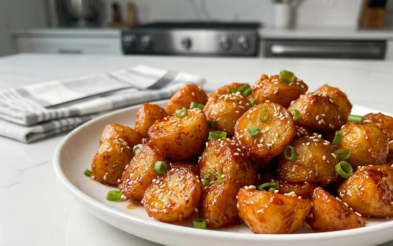 Crispy Honey Chilli Potatoes