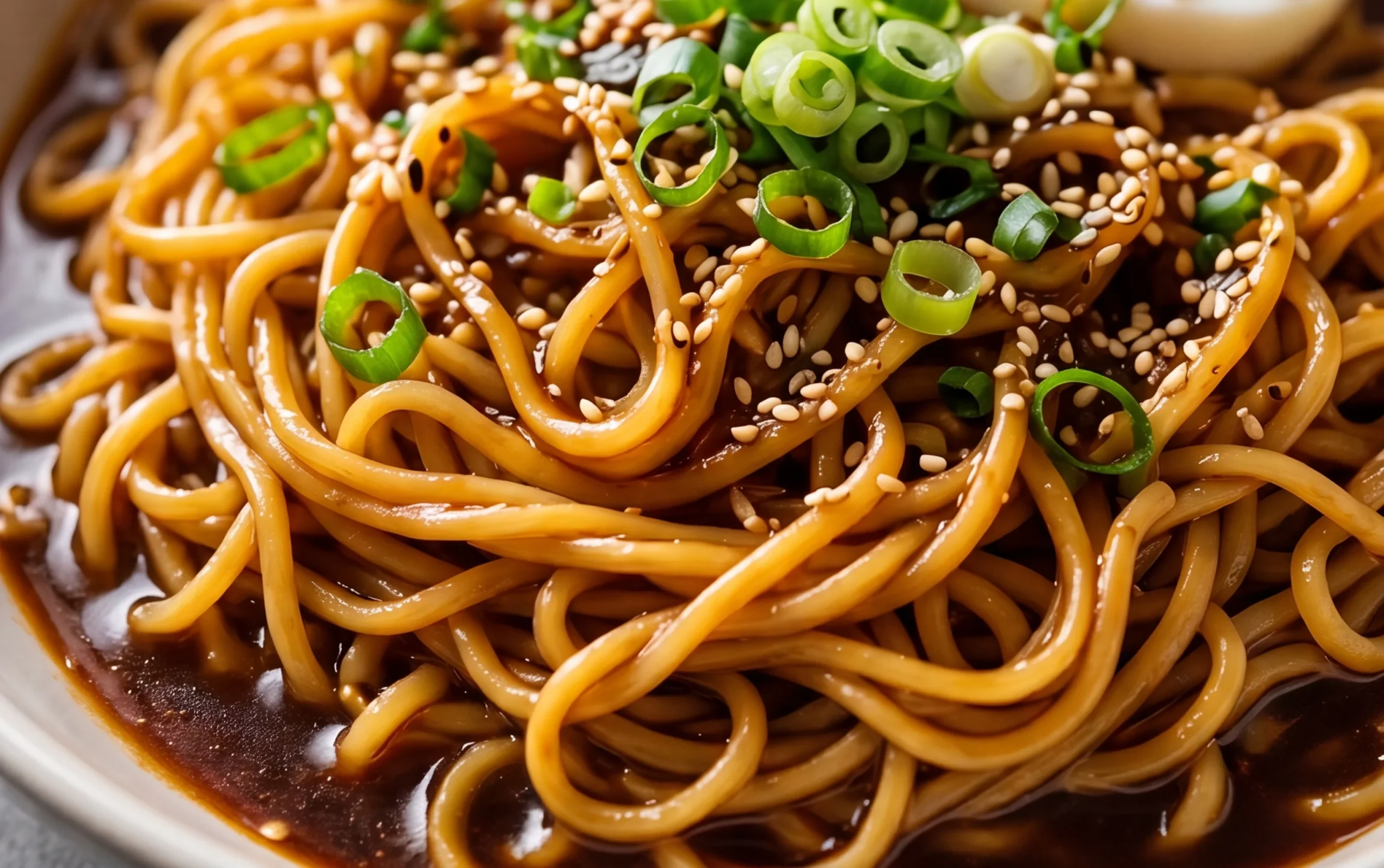 Easy Saucy Ramen Noodles