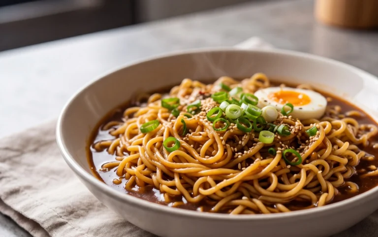 Easy Saucy Ramen Noodles