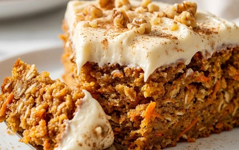 Easy Flourless Oatmeal Carrot Cake Recipe