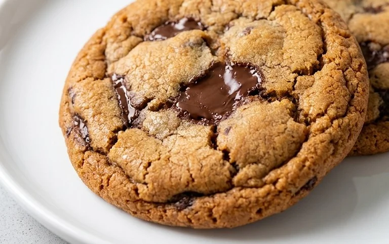 Crispy and Chewy Chocolate Chip Cookies