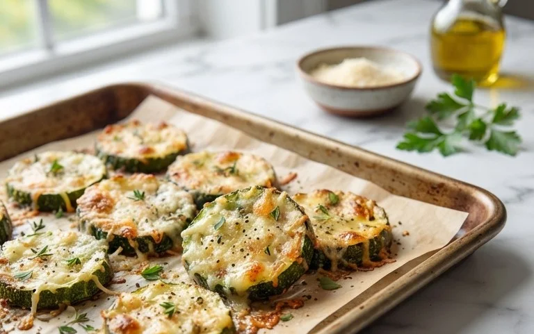 Baked Parmesan Zucchini