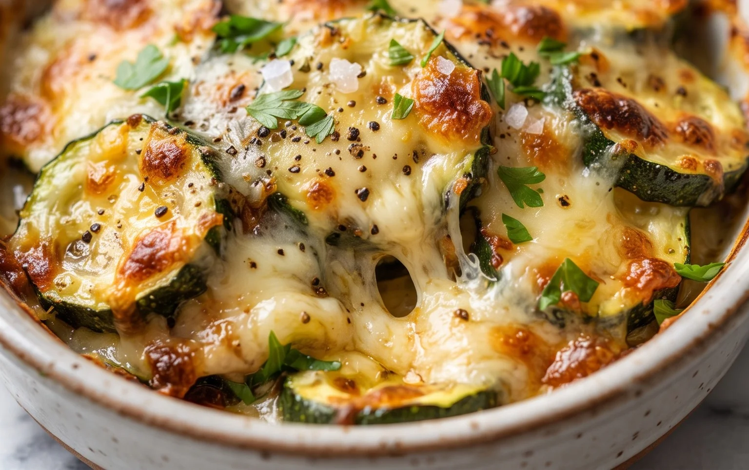 Baked Zucchini and Cheese