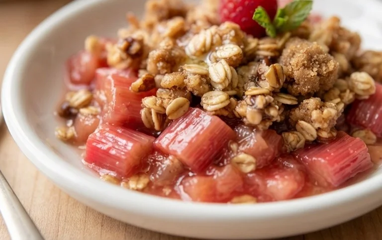 Easy Rhubarb Crisp