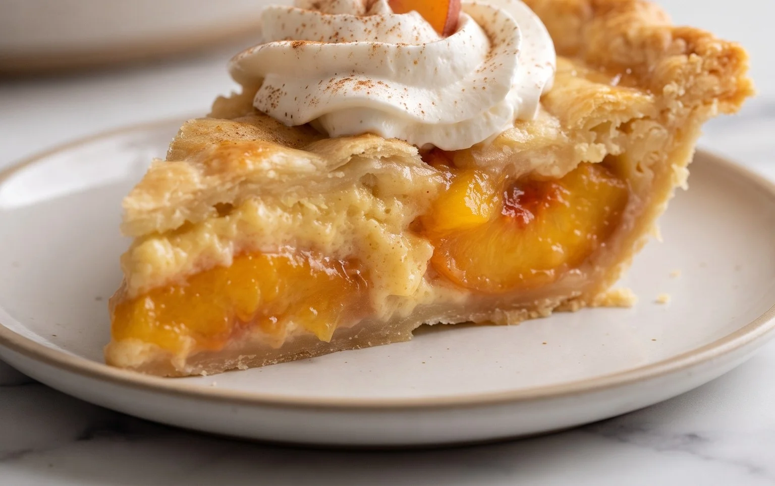 Peaches and Cream Pie