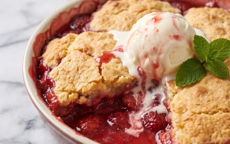 Strawberry Cobbler
