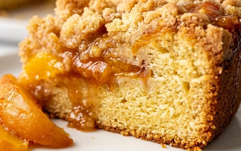 Peach Cobbler Pound Cake